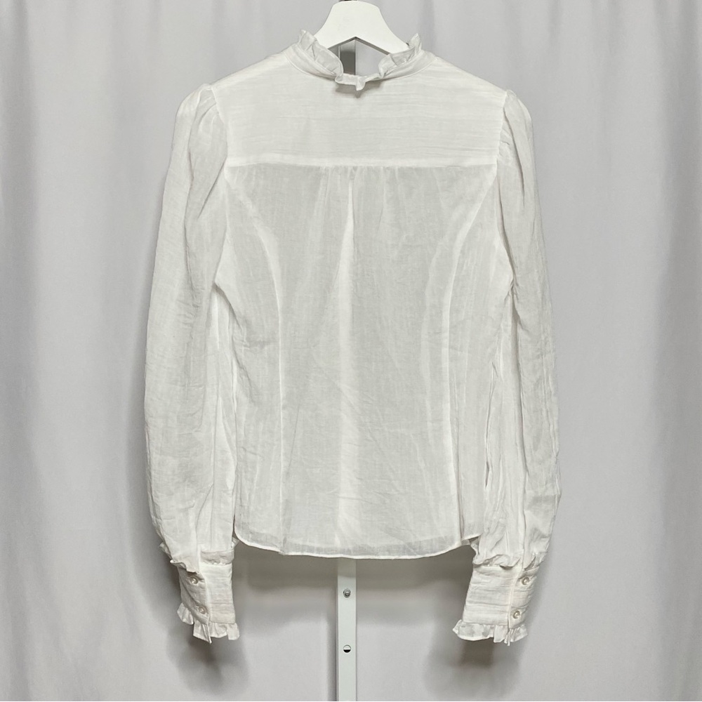 Free the Roses Ruffled High-Neck Blouse • S - Picture 5 of 5